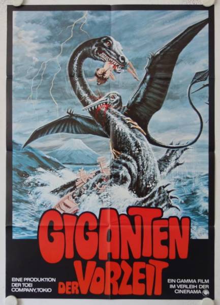 Legend of Dinosaurs and Monster Birds original release german movie poster